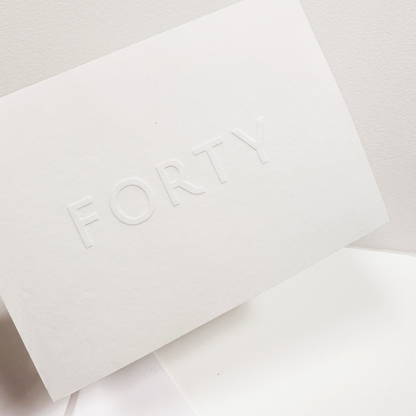 Forty Card