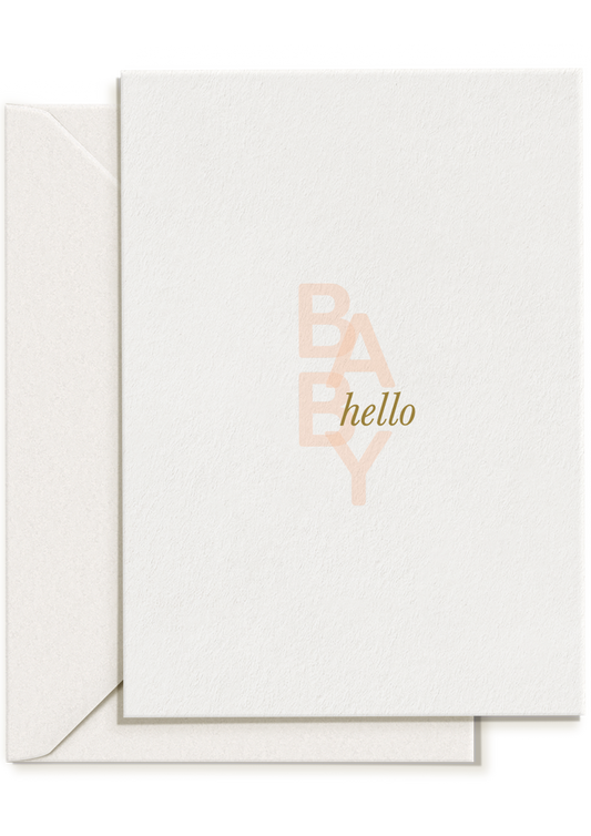 Hello Baby Card