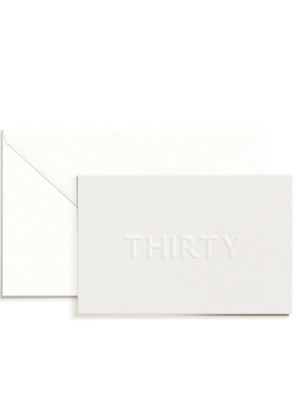 Thirty Card