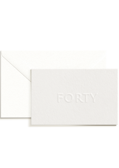 Forty Card