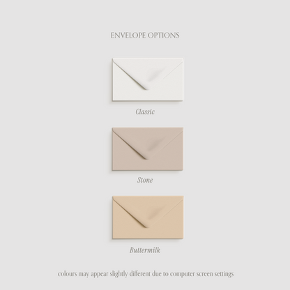 Embossed Bridesmaid Card