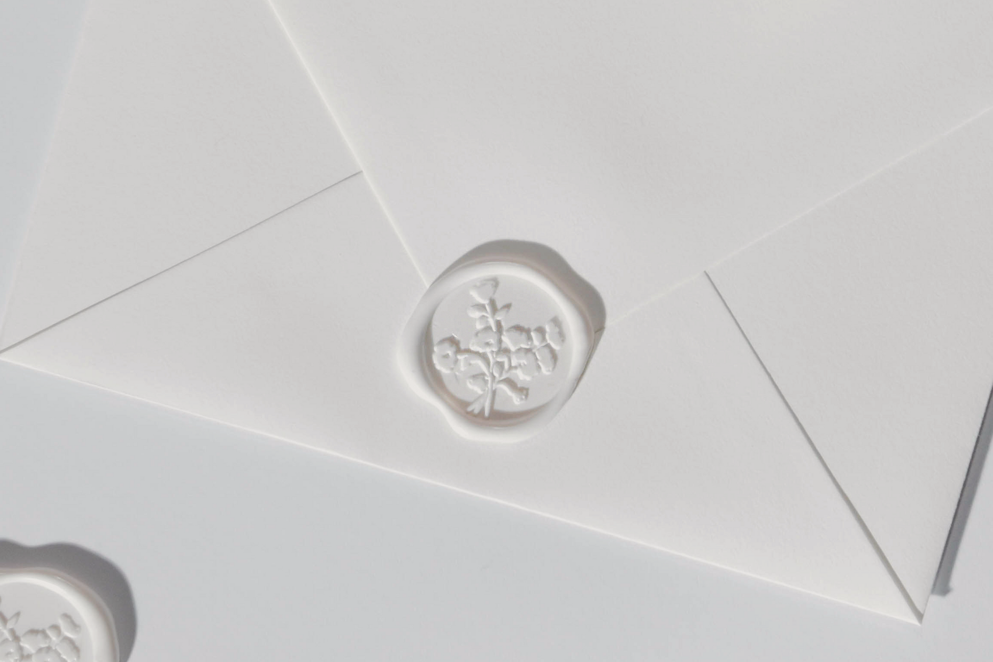 Posy Flower Motif wax seals
